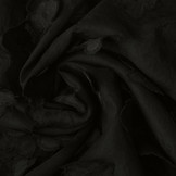 Genähter Chiffon Charlize Schwarz