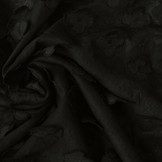 Genähter Chiffon Charlize Schwarz