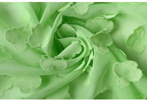 Stitched Chiffon Charlize Light Green