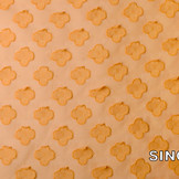 Gestikte Chiffon Charlize Oranje