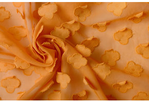 Stitched Chiffon Charlize Orange