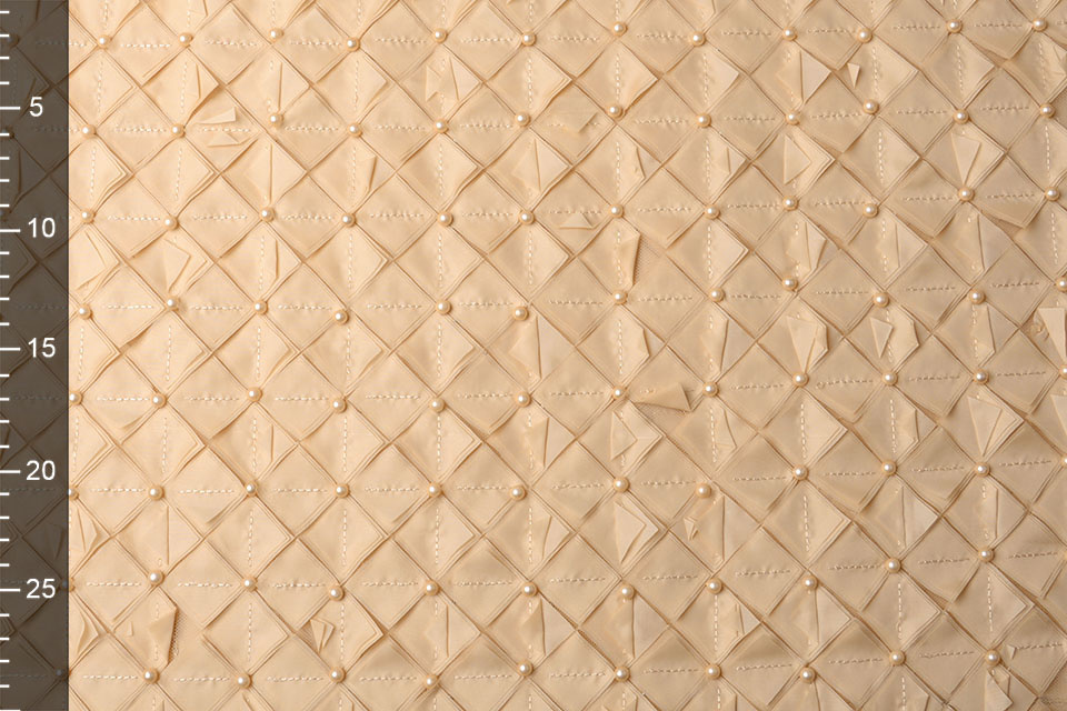 Mesh 3D Perle Naomi Champagne Beige