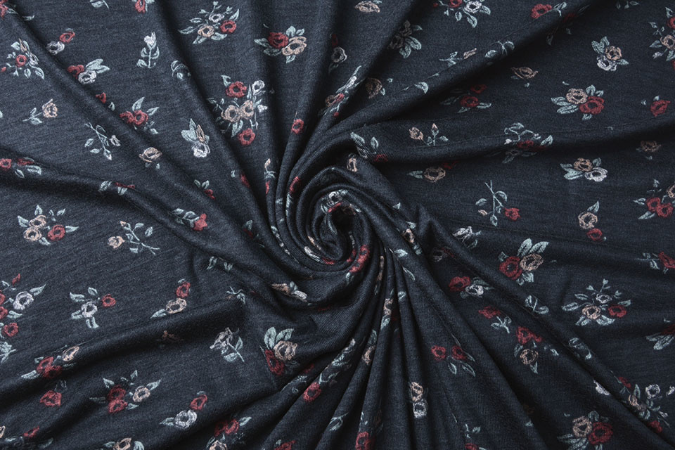 Sommer Viscose Jersey Maud Mini Blume