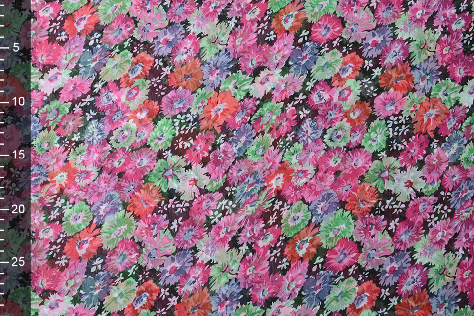 Chiffon Bedrukt Romijn Bloemen Multi 3