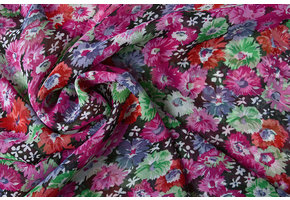 Chiffon Bedrukt Romijn Bloemen Multi 3