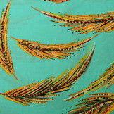 100% Viscose Kunst Veren Licht Zeegroen