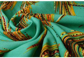 100% Viscose Art Feather Light Sea Green