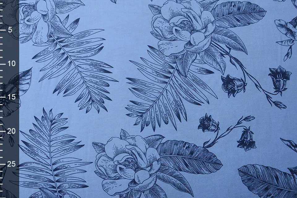 100% Viscose Scarlett Flowers Jeans