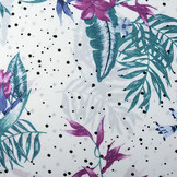 100% Viscose Lili Bloemen Stippen