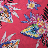 100% Viscose Loulou Bush Fuchsia