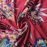 100% Viskose Loulou Busch Fuchsia