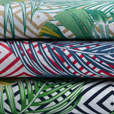 100% Viscose Wildernis Ruit Zand Groen