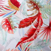 100% Viscose Hojas White