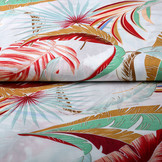 100% Viscose Hojas White