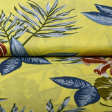 100% Viscose Bounty Leaves Yellow