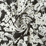 100% Viscose Elvira Zwart