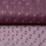 Fijne Tule Fijne Tule Glitter Stippen Donker Oud Lila