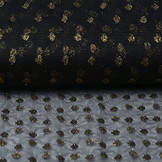Fine Tulle Glitter Dots Black