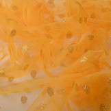 Fine Tulle Glitter Dots Apricot