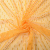 Fine Tulle Glitter Dots Apricot