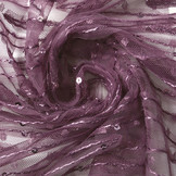 Mesh Geborduurd Pailletten ZigZag Donker Oud Lila