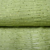 Mesh Geborduurd Pailletten ZigZag Licht Lime Groen