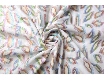 Lurex Metal Weiß Skylar Multi