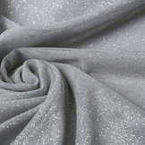 Stretch Wedding Tulle Glitter Silver