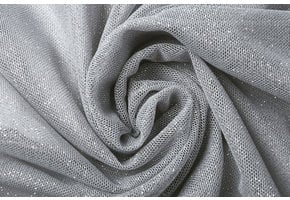 Stretch Wedding Tulle Glitter Silver