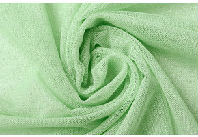 Stretch Brauttüll Glitzer Minzgrün