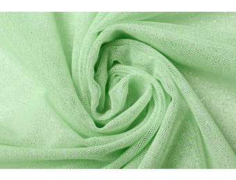 Stretch Brauttüll Glitzer Minzgrün