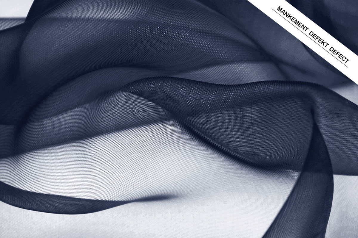 Organza Marineblau