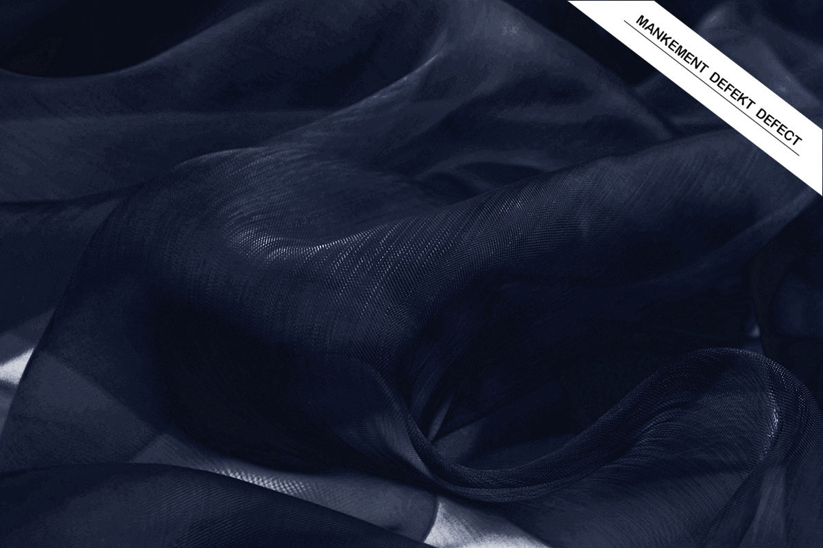 Organza Marineblau