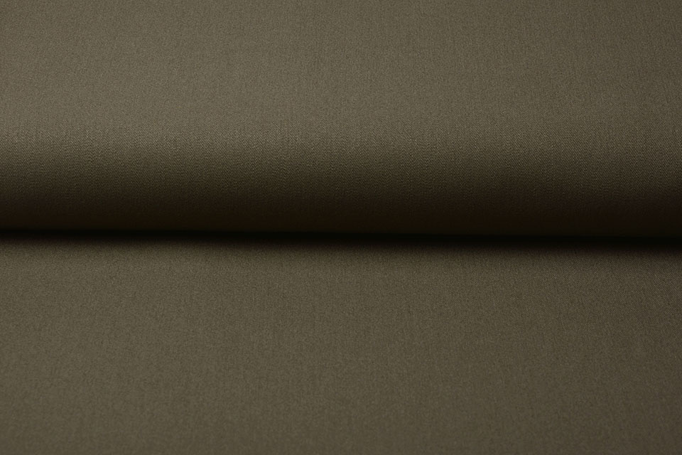 Stretch Gabardine Dark Khaki Green