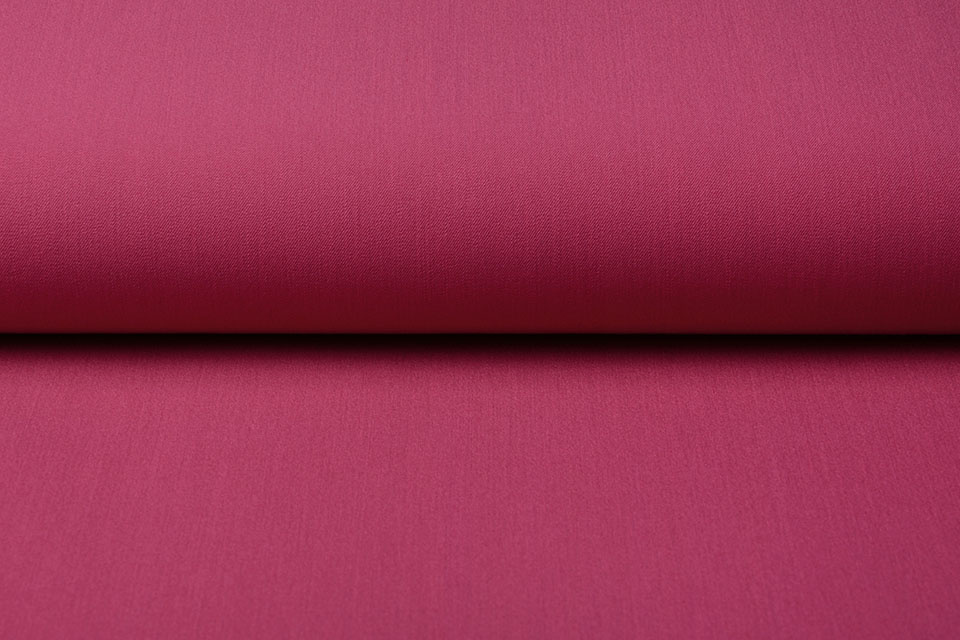 Cotton Elastane Pink Woven Trousering Fabric - Fuchsia Flex