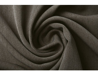 Stretch-Gabardine Taupe Meliert