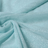 Stretch Bruids Tule Glitter Baby Blauw