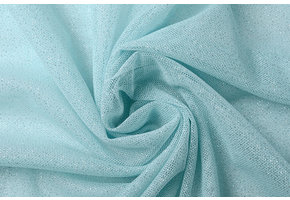 Stretch Bruids Tule Glitter Baby Blauw