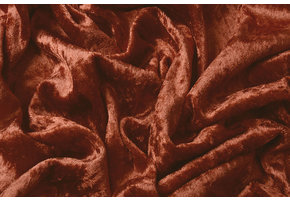 Velours de Panne Rust Brique