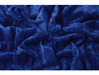 Velours de Panne Cobalt Blue