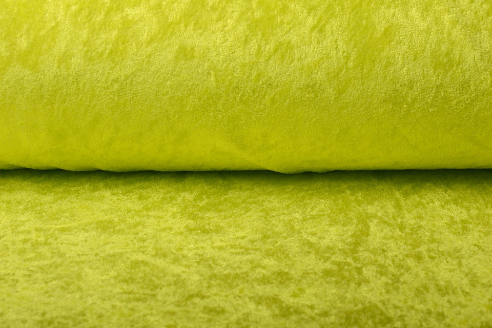 Velours de Panne Limoengroen