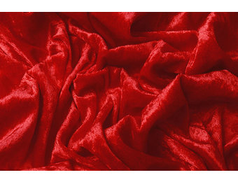 Velours de Panne Rood