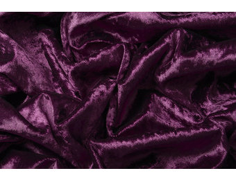 Velours de Panne Aubergine