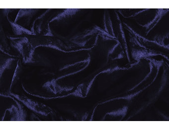 Velours de Panne Navy Blue