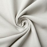 Mini Waffelpiqué Baumwolle Hellgrau