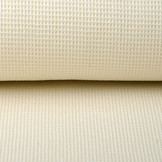 Mini Waffle Pique Fabric Natural