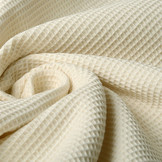 Mini Waffelpiqué Baumwolle Natürlich