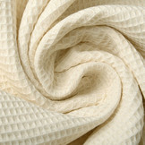 Mini Waffelpiqué Baumwolle Natürlich