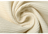 Mini Waffle Pique Fabric Natural