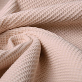 Mini Waffle Pique Fabric Powder Pink